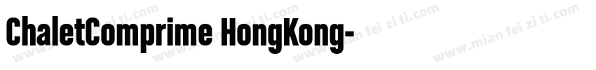 ChaletComprime HongKong字体转换